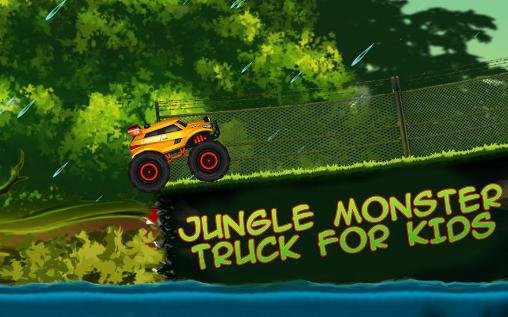 download Jungle monster truck for kids apk